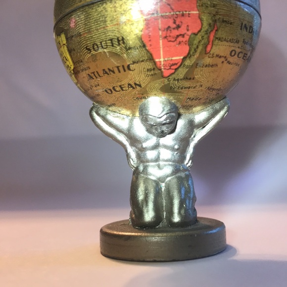 Antique Atlas World Globe Pencil Sharpener Germany - Picture 10 of 13